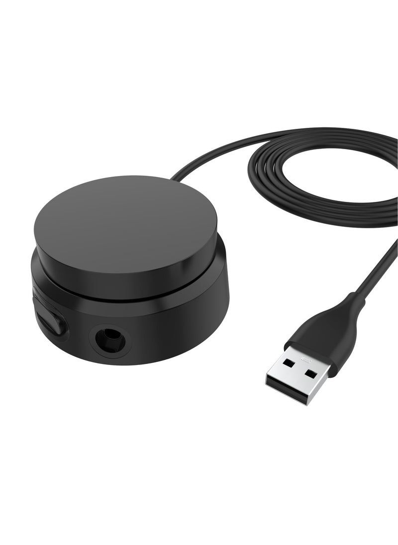 SYOSI - USB Volume Knob Multimedia Controller Sound Controller with one Key Mute Pause Function Volume Control Adjuster Support Win7 8 10 Mac Android 3.5mm port Compatible with QC45 QC35 QC35II QC25 - Image 1