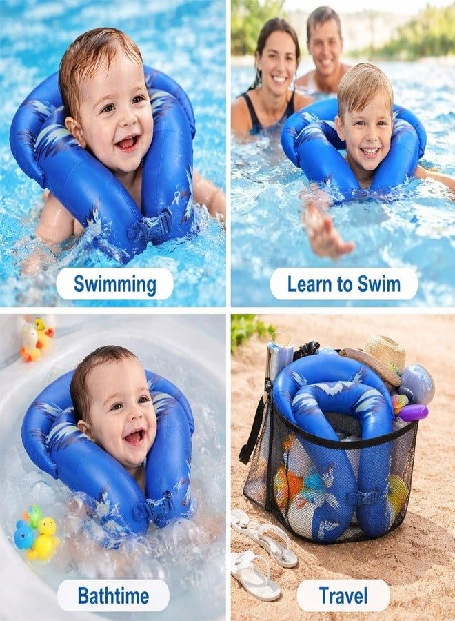 Sukhrup Inflatable Neck Ring Float for Kids & Adults – U Shape Pool Support Tube with Adjustable Buckle, Comfortable Swimming & Floating Aid (Swim A3) - Image 4
