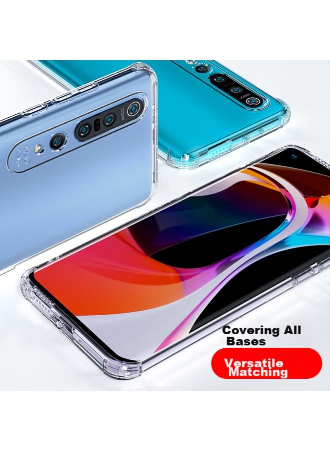ISKA Yisika Compatible With Xiaomi 10 Pro Phone Case, 10 Pro Protective Cover, Full Protection Shockproof Ultra-thin Heat Dissipation Tpu, Clear And Transparent Soft Edge, Dust-proof, Anti-fingerprint, Transparent Sound Conversion Case Jk841 - Image 2