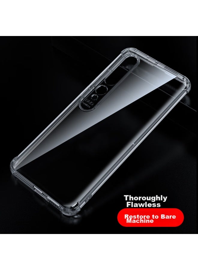 ISKA Yisika Compatible With Xiaomi 10 Pro Phone Case, 10 Pro Protective Cover, Full Protection Shockproof Ultra-thin Heat Dissipation Tpu, Clear And Transparent Soft Edge, Dust-proof, Anti-fingerprint, Transparent Sound Conversion Case Jk841 - Image 3