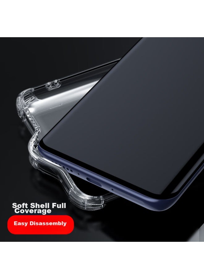 ISKA Yisika Compatible With Xiaomi 10 Pro Phone Case, 10 Pro Protective Cover, Full Protection Shockproof Ultra-thin Heat Dissipation Tpu, Clear And Transparent Soft Edge, Dust-proof, Anti-fingerprint, Transparent Sound Conversion Case Jk841 - Image 4