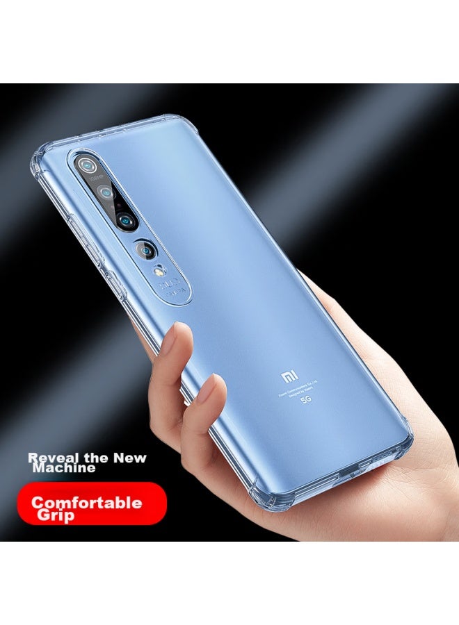 ISKA Yisika Compatible With Xiaomi 10 Pro Phone Case, 10 Pro Protective Cover, Full Protection Shockproof Ultra-thin Heat Dissipation Tpu, Clear And Transparent Soft Edge, Dust-proof, Anti-fingerprint, Transparent Sound Conversion Case Jk841 - Image 5