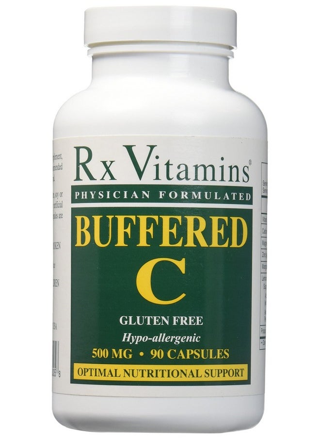 Rx Vitamins Buffered C 500 Mg 90 Caps [Health And Beauty]  - Image 2