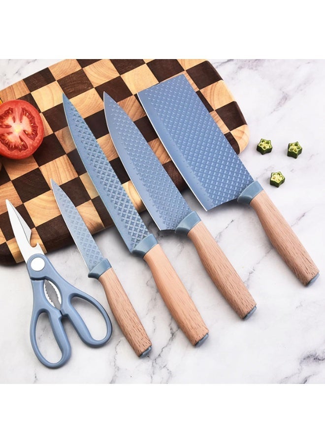 A high-quality knife set with a stylish holder, sharp and durable, for perfect organization and outstanding performance in the kitchen. - Image 2