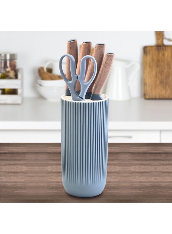 A high-quality knife set with a stylish holder, sharp and durable, for perfect organization and outstanding performance in the kitchen. - Image 1