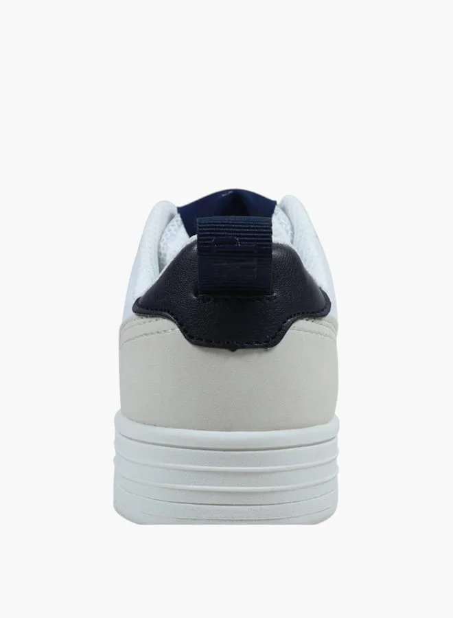 GAP Boys' Logo Deatail Sneakers with Lace-Up Closure - BOSTON III