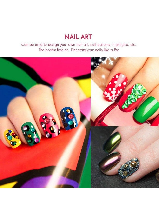 Nicpro Rhinestone Stickers 4125 PCS, Nicpro Self Adhesive Gems Stick on Face Body Hair Makeup Festival, Bling Jewels in 3 Size 25 Colors,25 Embellishments Sheet for Decorations Crafts Nail Card - Image 5