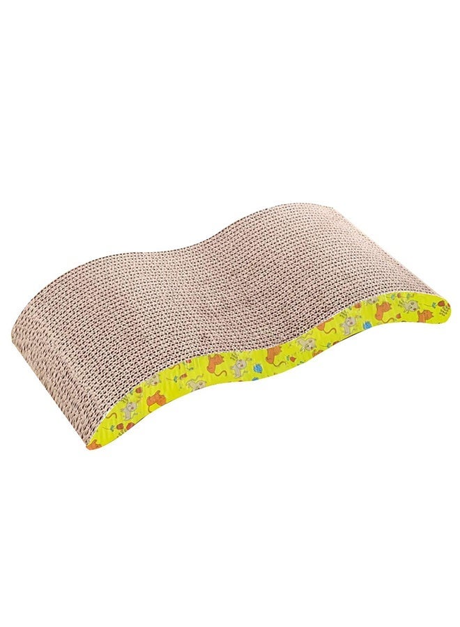 CATANES Cat Scratcher Cardboard Cat Scratch Pad with Premium Scratch Textures Design Durable Cat Scratching Pad Reversible - Image 2