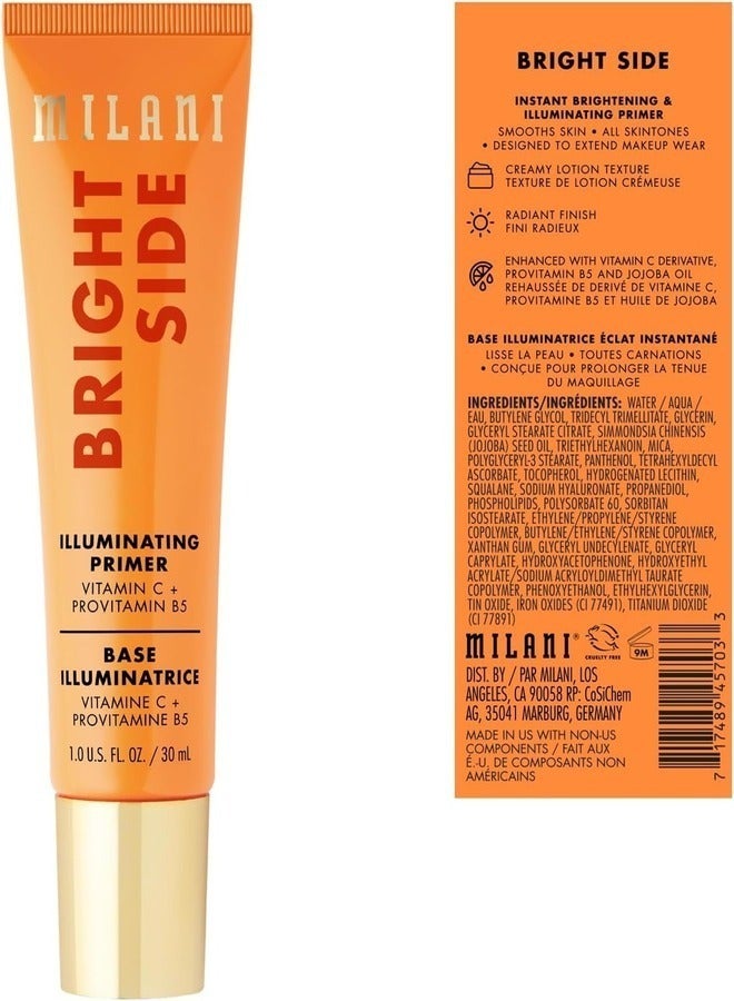 Milani Bright Side Primer for Makeup 30ml Brightening Face Primer for Dewy Skin - Image 3