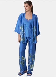 women'secret Satin And Lace Pajama Set  - Image 1