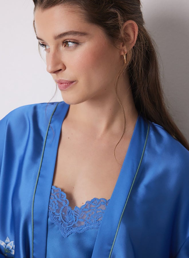 women'secret Satin And Lace Pajama Set  - Image 2