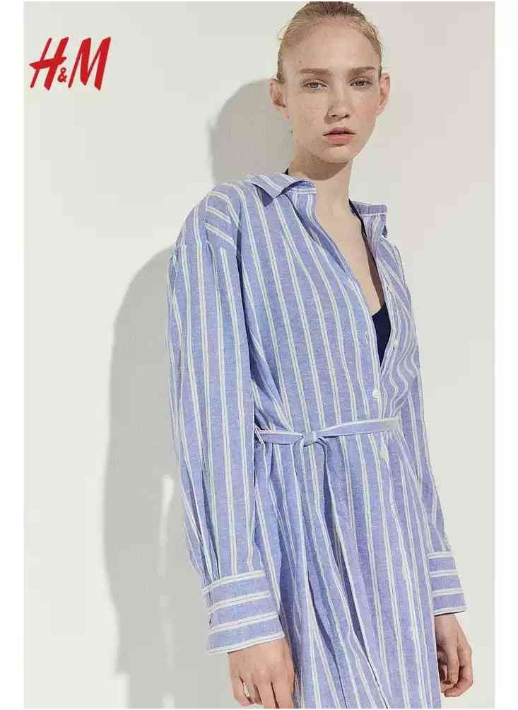 H and M - HM Women's New Loose Lightweight Comfortable And Fashionable Dress - Image 1