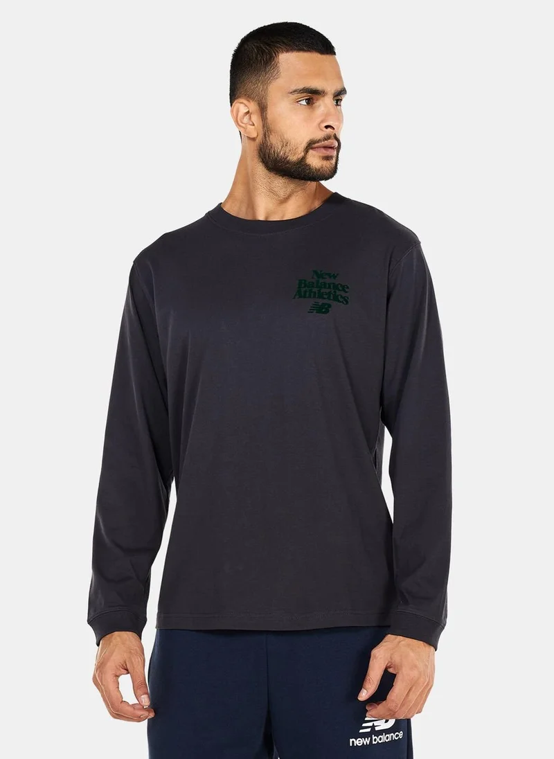 New Balance Men's NB Athletics 70s Run Long Sleeve Graphic T-Shirt