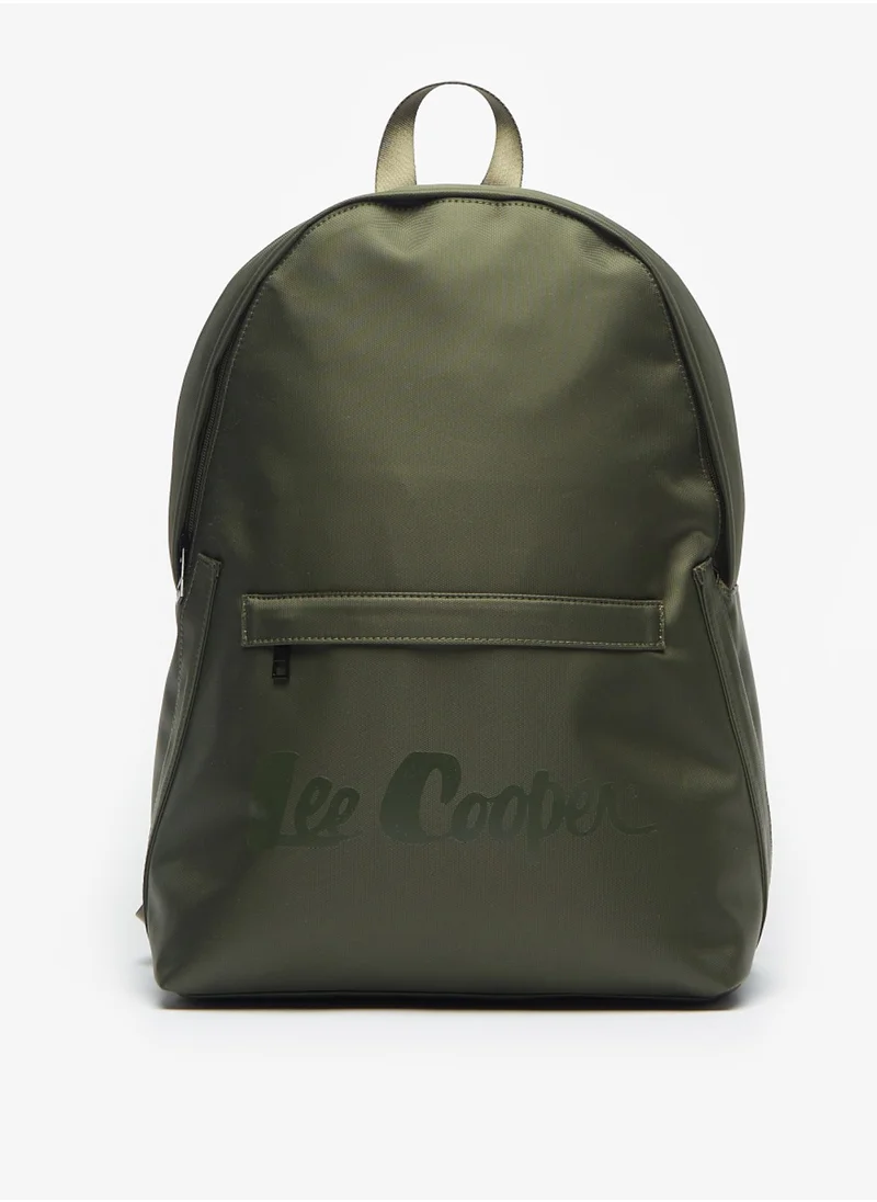 لي كوبر Logo Print Backpack