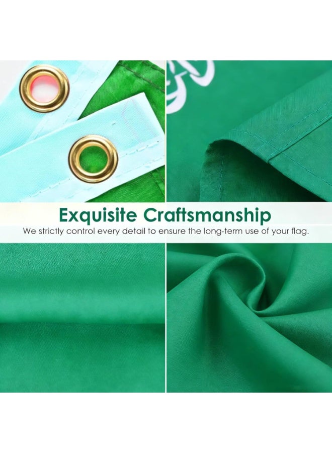 Saudi Arabia Flag 3×5 Ft – Polyester Banner with Grommets for Outdoor & FIFA World Cup 2026 Decor ⚽🇸🇦 - Image 1