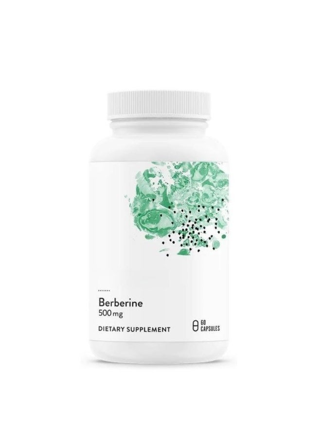 Berberine - Dual Action Formula with Phytosome Plus Botanical Extract - Support Heart Health, Immune System, Healthy GI, Cholesterol* - Gluten-Free, Dairy-Free - 60 Capsule - Image 1