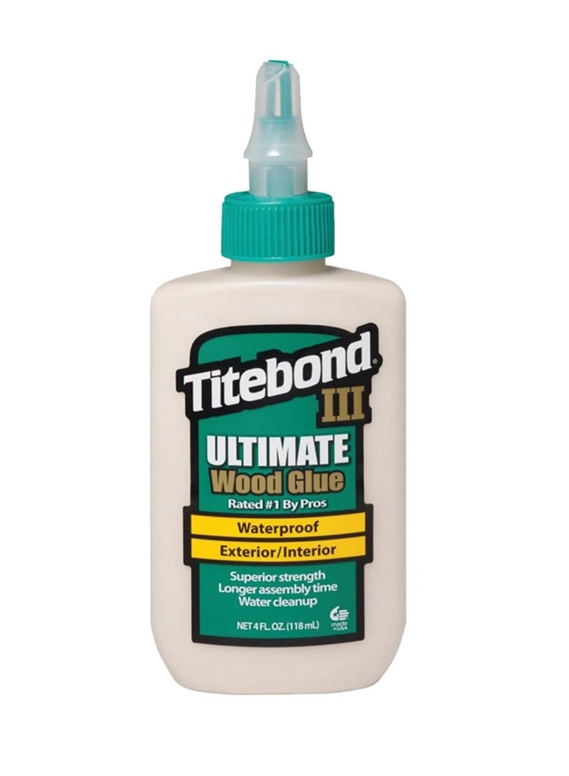 Titebond Ultimate Wood Glue Waterproof 4oz Brown - Image 2