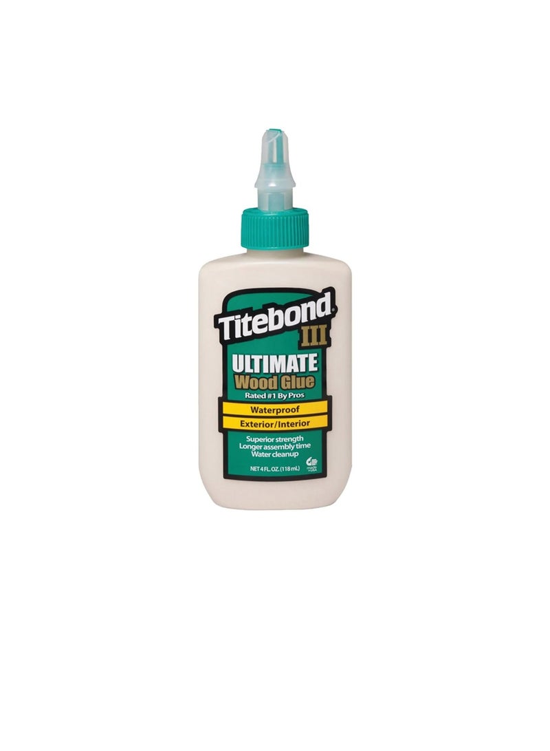 Titebond Ultimate Wood Glue Waterproof 4oz Brown - Image 3