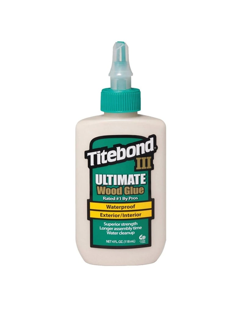 Titebond Ultimate Wood Glue Waterproof 4oz Brown - Image 1