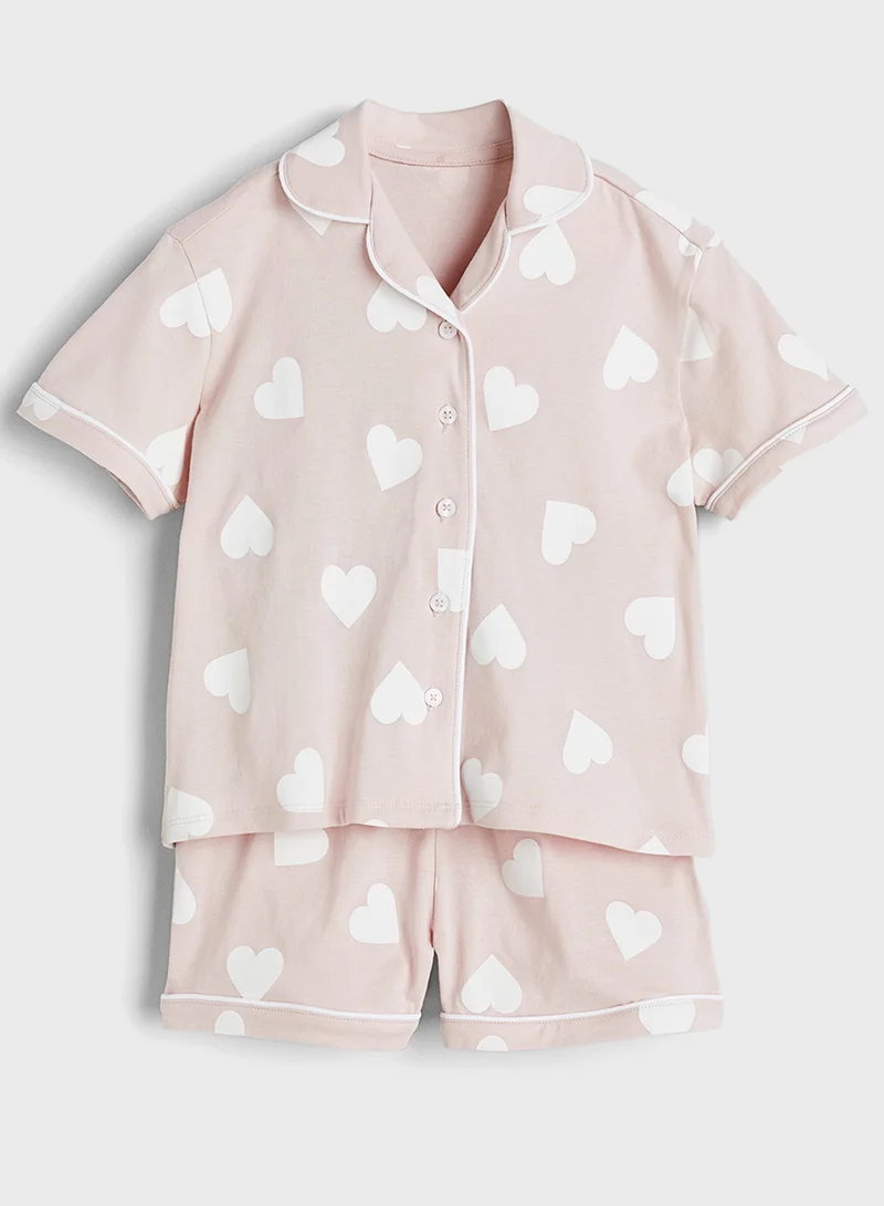 اتش اند ام Kids Patterned Jersey Pyjamas