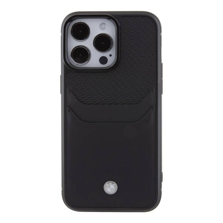 CG Mobile BMW for iPhone 15 Pro Max Case  Leather Cardslot Case  AntiScratch  Drop Resistant Protective Cover  Shockproof Full Slim Bumper Protection Back Cover for iPhone 15 Pro Max 67  Black - Image 4