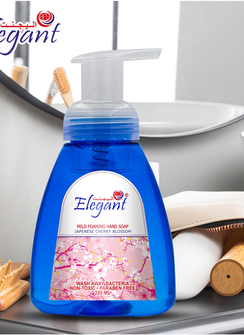 AFS Elegant Japanese Blossom 250 Ml Foaming Pump Hand Wash Set Of 2  - Image 3