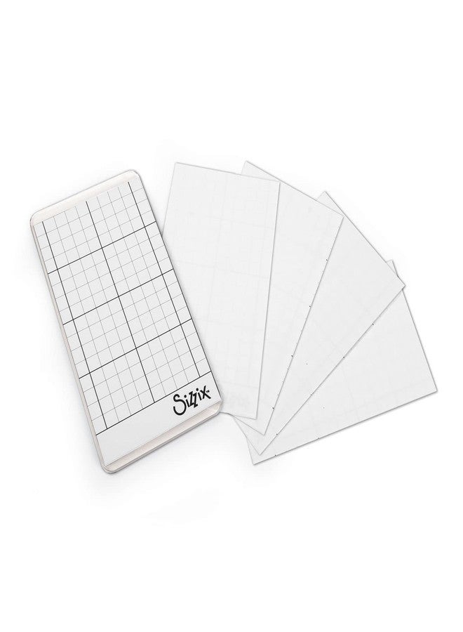 Tim Holtz Sizzix 2023 Everyday Collection Wood Slice Thinlits, 33 Dies, 5 Sheet Package of Sticky Grid Sheets (666291 663532) - Image 5