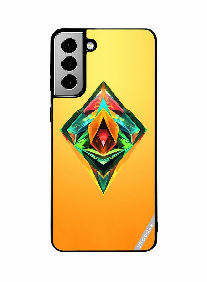 VR CREATIVE Protective Case Cover For Samsung Galaxy S21 FE 5G Etherium Design Multicolour - Image 1
