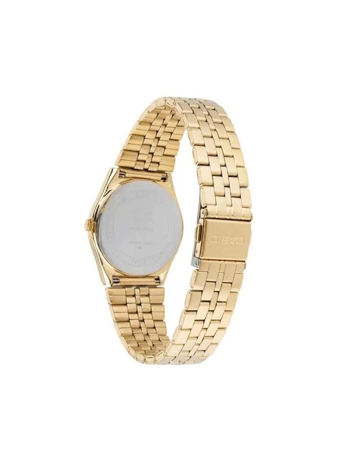 كاسيو MTP‑B154G‑9AVDF – ساعة رجالية كوارتز تناظرية من الفولاذ المقاوم للصدأ باللون الذهبي - Image 3