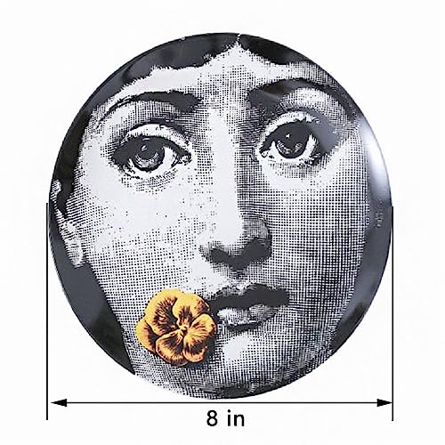 Beccalame Decorative Plates Handmade Ceramic Ornament for Home&Office Wall Decors (with Hanger) (F4) - Image 2