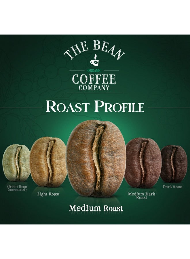 The Bean Coffee Company The Bean Organic Coffee Company Vanilla Bean, Medium Roast, Whole Bean Coffee, 16-Ounce Bag  - Image 3