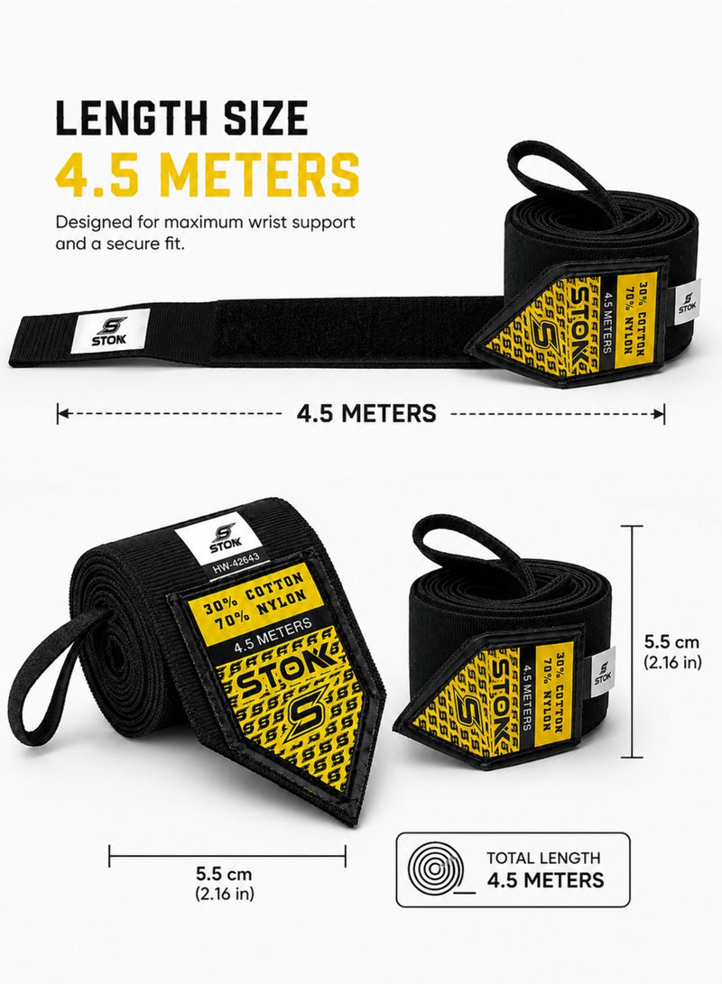 Stonk 4.5 Meter Boxing Hand Wrap - Image 4