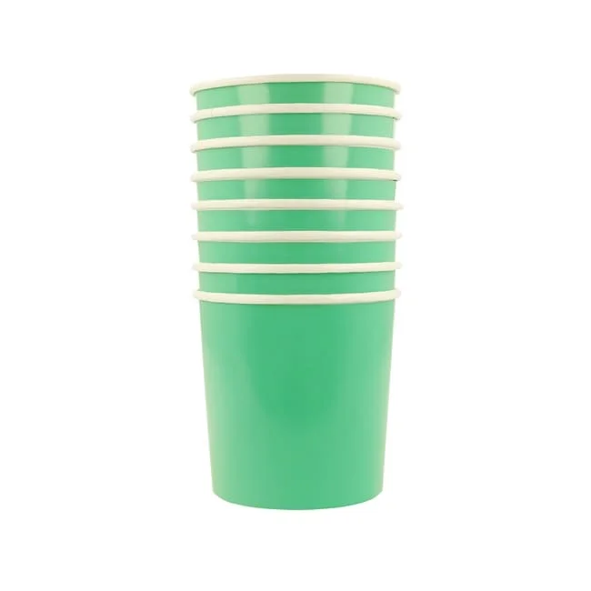 Meri Meri Emerald Green Tumbler Cups
