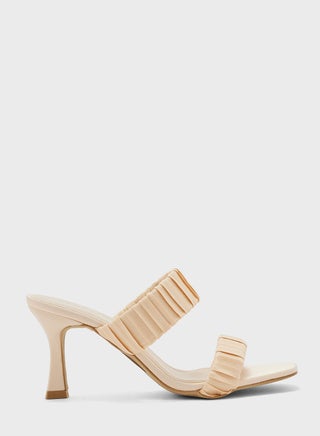 Double Strap Mid Heel Sandals