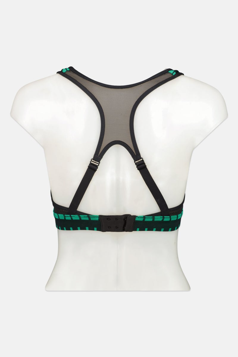 Reebok Women Brand Logo Lightly Padded Sports Bra, Multicolor - Image 2