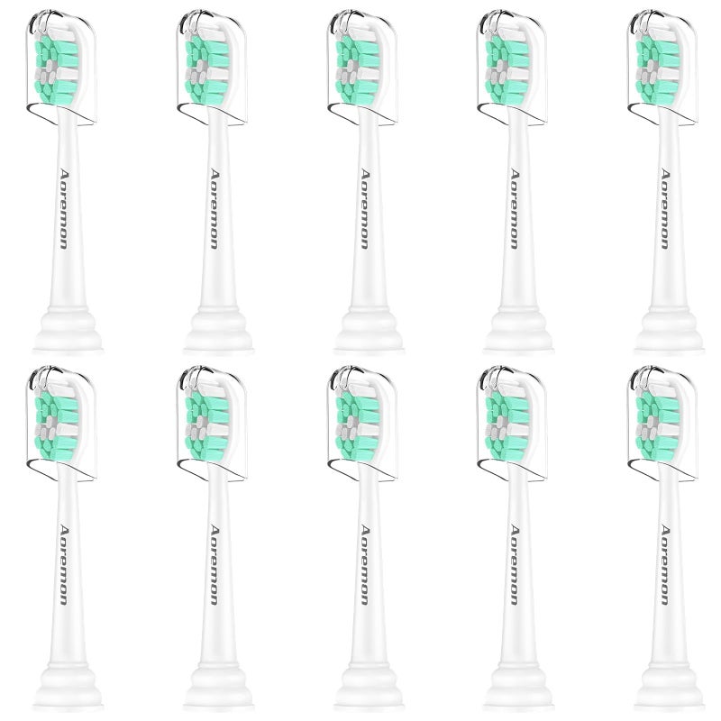 Aoremon Toothbrush Replacement Heads for Philips Sonicare Replacement Heads Standard Toothbrush Head Compatible with Most Phillips Sonicare Clickon Electric Toothbrushes
