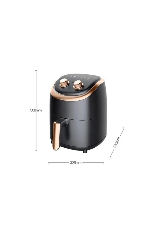 Spaceshoop - Air Fryer 1200W with 4.L Capacity, Mechanical Controls, 360° Thermal Technology, and Precise Temperature Control (175°F-400°F) - Image 1