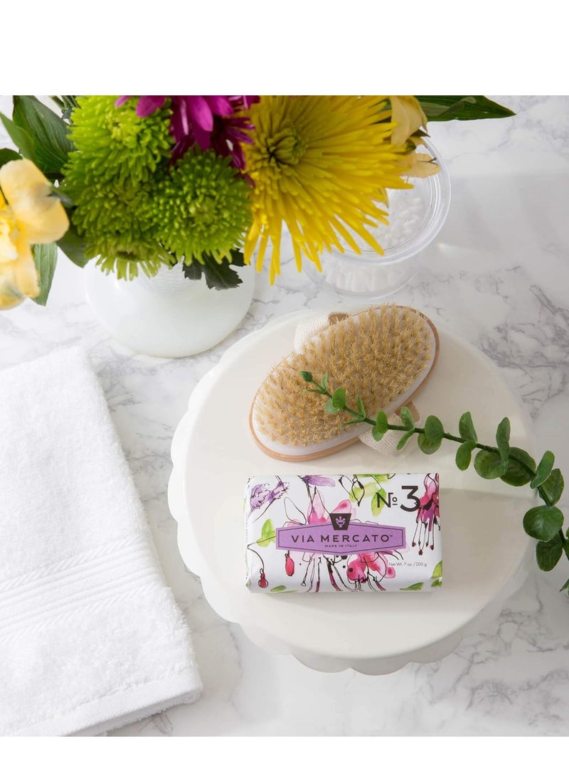 Via Mercato Italian Soap Bar (200 g), No. 3 - Pepe Rose, Lavender & Vanilla Bean  - Image 3