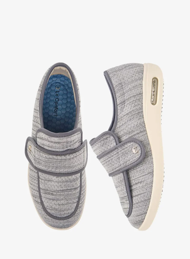 Le Confort Women's Textured Flap Detail Slip-On Loafers