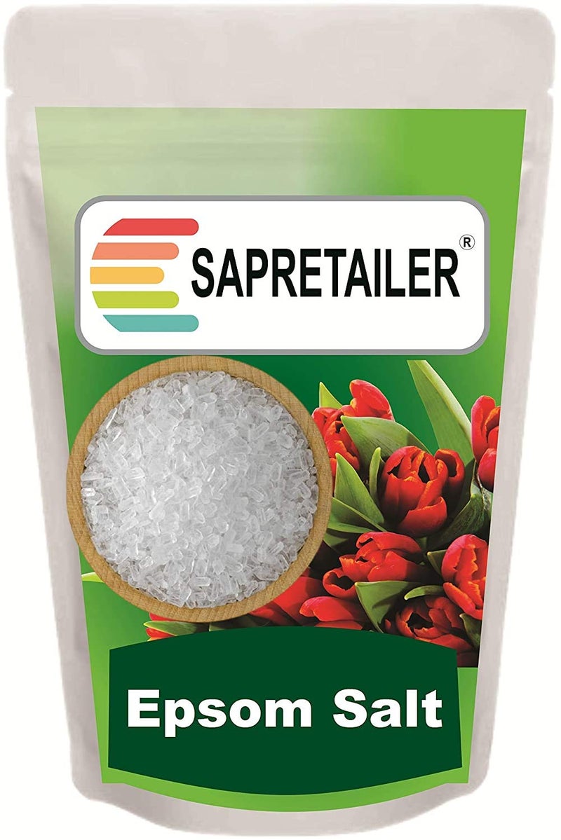 SAPRETAILER Epsom Salt | Magnesium Sulphate Fertilizer for Plants | Bath | Pain Relief 1 Kg - Image 5