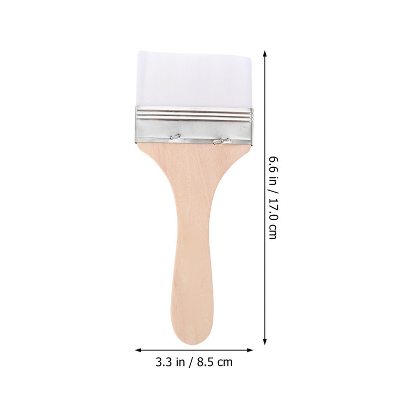 12pcs Nylon Paint Brushes Set Wooden Handles For Students Oil Watercolor Art DIY - Image 3