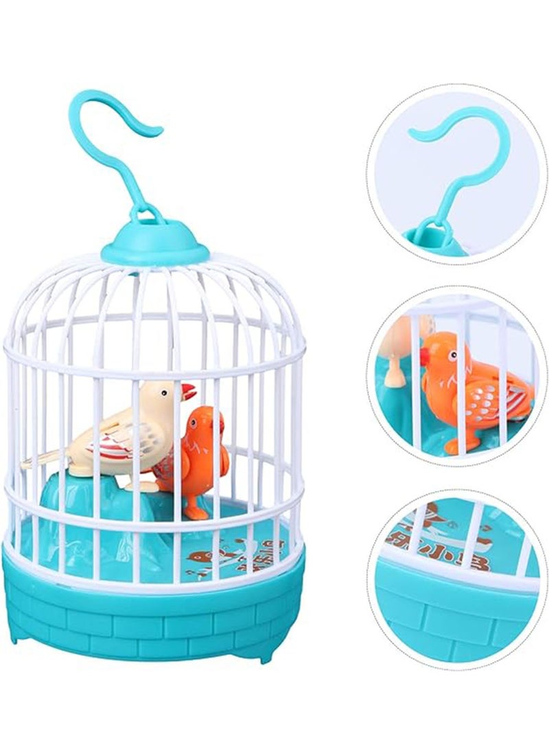 Electric Talking & Singing Birds Mini Singing Chirping Bird Toy Voice Control Bird in Cage Simulation Bird Animal Recreation Toys for Kids Children 20x10.5cm - pzsku/Z261D9067C4655A97E988Z/45/_/1710501213/6f815ecc-729c-421a-8b15-e13e84585e31