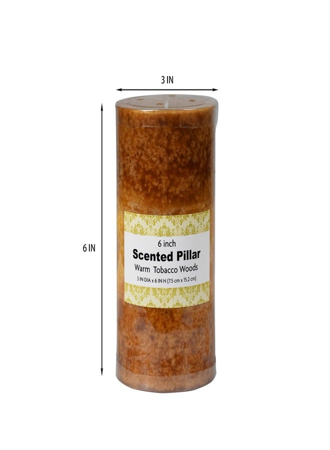 Jeco 6 Inch Tritone Scented Pillar Candle - Image 4