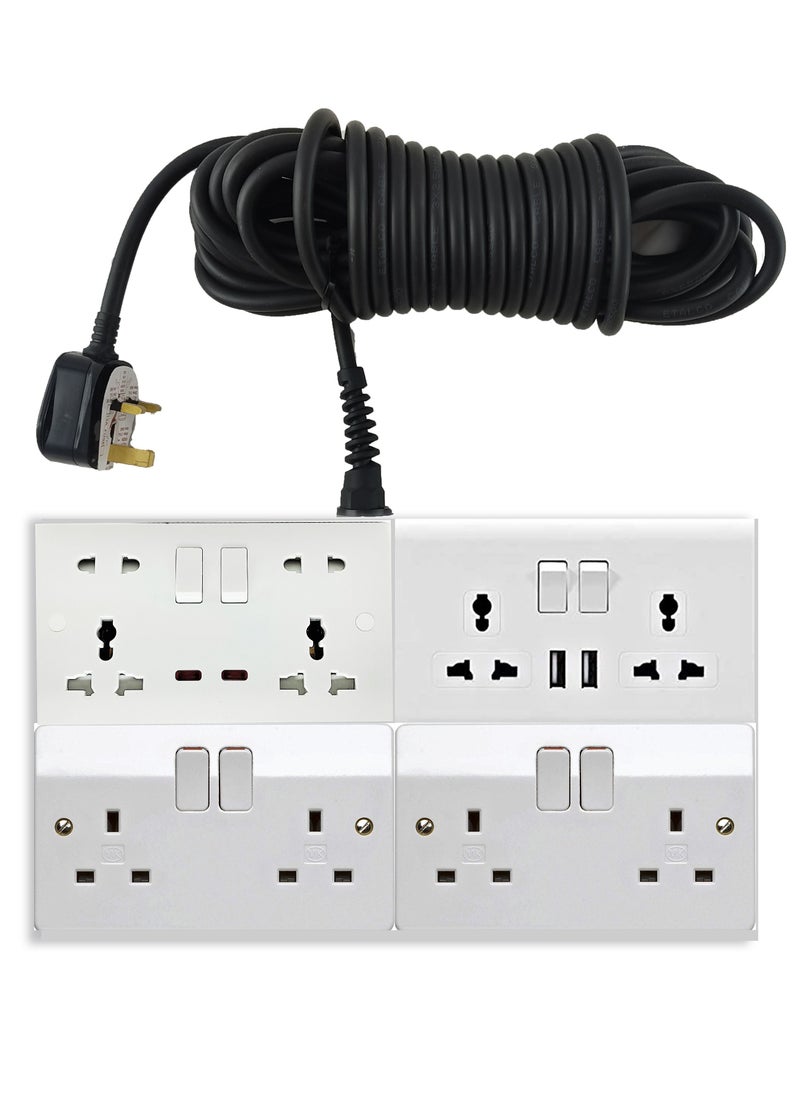 Hassan Hassan Eight Socket Power Max Combo For Heavy Duty Appliances  - Image 1