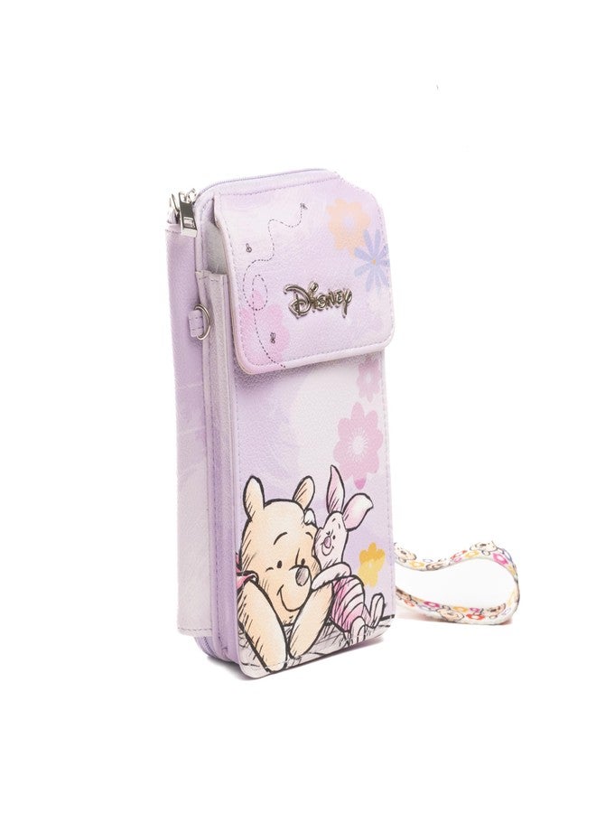 Wondapop Disney Winnie The Pooh And Piglet Crossbody Wallet Cell Phone Wristlet - Image 2