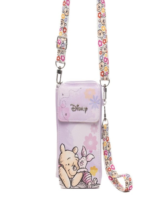 Wondapop Disney Winnie The Pooh And Piglet Crossbody Wallet Cell Phone Wristlet - Image 3
