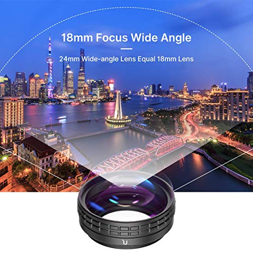 UURIG ULANZI Creative ZV-1 Wide Angle/Macro Additional Lens 52mm Diameter Compatible with Sony ZV-1 Camera ONLY, 2 in 1 Extra Lens Attachment with Strong Adhesive-Back Adapter Ring Mount, WL-1 - Image 2