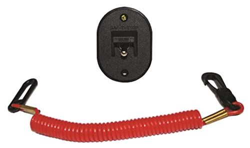 T-H Marine KS-1-DP Saf-T-Stop Ignition Kill Switch for Single Outboard , black - Image 1