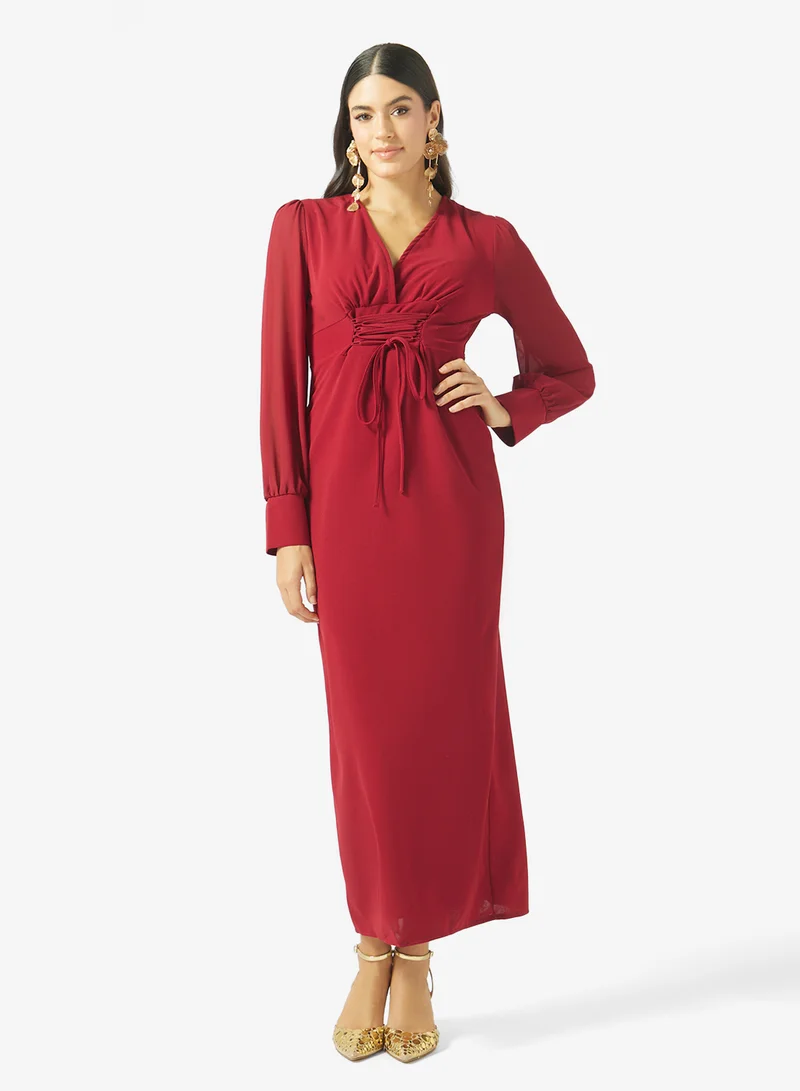 Ella Puff Sleeve Shift Dress
