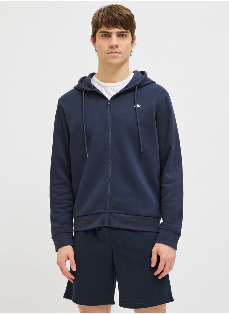 JJ Rebel Jrebrebel Logo Zip Through Hoodie  - Image 1
